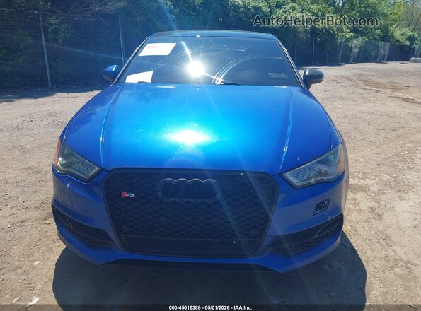 WAUB1GFFXG1045362 2016 AUDI S3 Синий Вид задней части салона