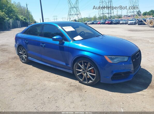 WAUB1GFFXG1045362 2016 AUDI S3 Синий Передняя правая четверть