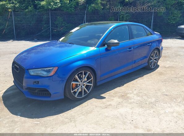WAUB1GFFXG1045362 2016 AUDI S3 Синий Передняя левая четверть