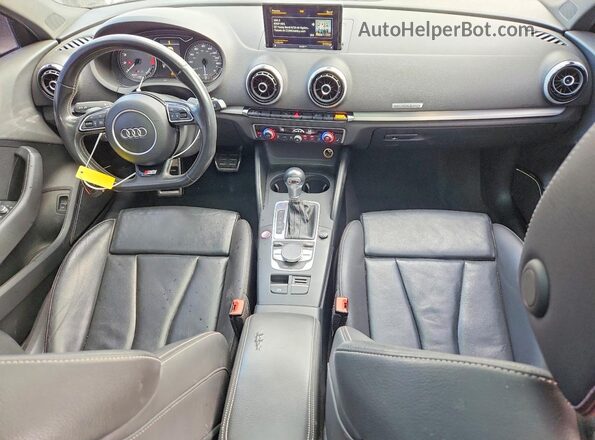 WAUB1GFFXG1103650 2016 AUDI S3 Черный Вид панели приборов