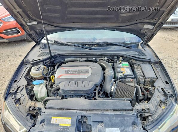 WAUB1GFFXG1103650 2016 AUDI S3 Черный Вид задней части салона