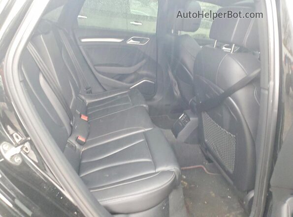 WAUB1GFFXJ1011865 2018 AUDI S3 Black Rear seats view