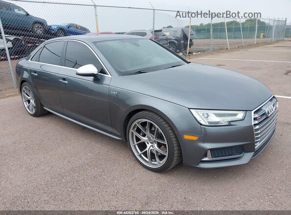 WAUB4AF40JA128602 2018 AUDI S4 Gray Передня права чверть