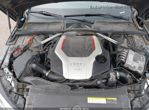 WAUB4AF40JA128602 2018 AUDI S4 Gray Вид ззаду