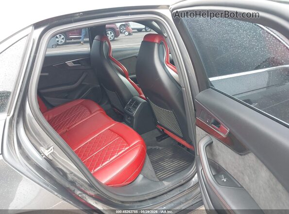 WAUB4AF40JA128602 2018 AUDI S4 Gray Вид наклейки з VIN-кодом