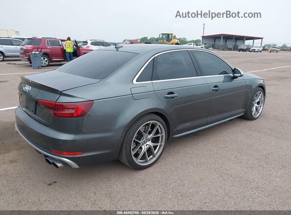 WAUB4AF40JA128602 2018 AUDI S4 Gray Задня права чверть