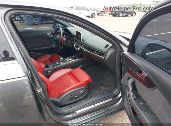 WAUB4AF40JA128602 2018 AUDI S4 Gray Вид салону спереду