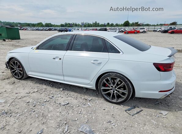 WAUB4AF45JA234639 2018 AUDI S4 Белый Задняя левая четверть