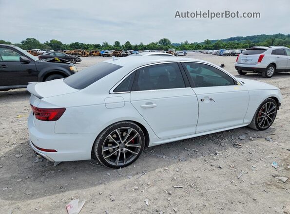WAUB4AF45JA234639 2018 AUDI S4 Белый Задняя правая четверть