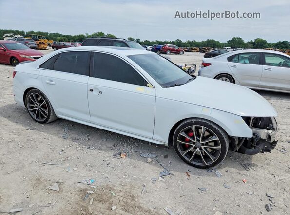 WAUB4AF45JA234639 2018 AUDI S4 Белый Передняя правая четверть