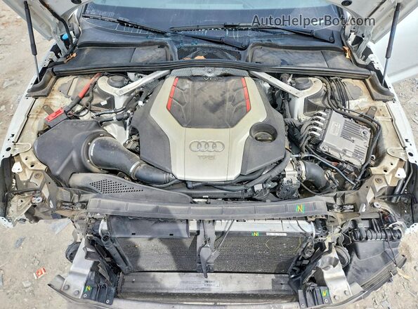 WAUB4AF45JA234639 2018 AUDI S4 Белый Вид задней части салона