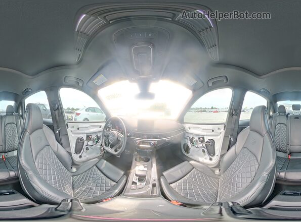 WAUB4AF45JA234639 2018 AUDI S4 Белый Панорамный вид салона 360°