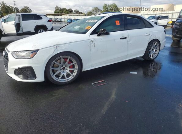 WAUB4AF45MA006953 2021 AUDI S4 White Przód lewy