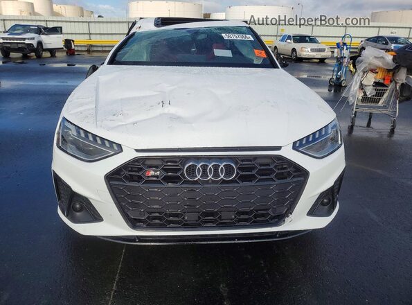 WAUB4AF45MA006953 2021 AUDI S4 White Widok z przodu
