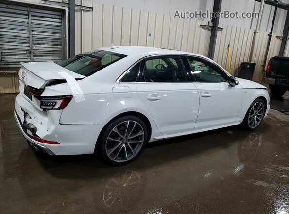 WAUB4AF46JA158459 2018 AUDI S4 White უკანა მარჯვენა