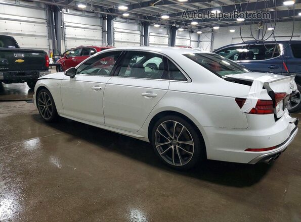 WAUB4AF46JA158459 2018 AUDI S4 White უკანა მარცხენა