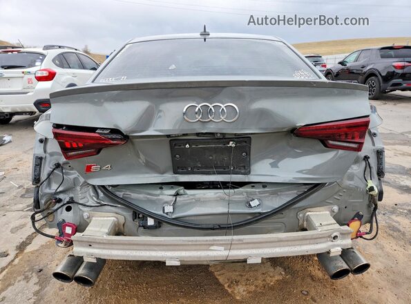 WAUB4AF46KA051901 2019 AUDI S4 Gray Հետևի տեսք