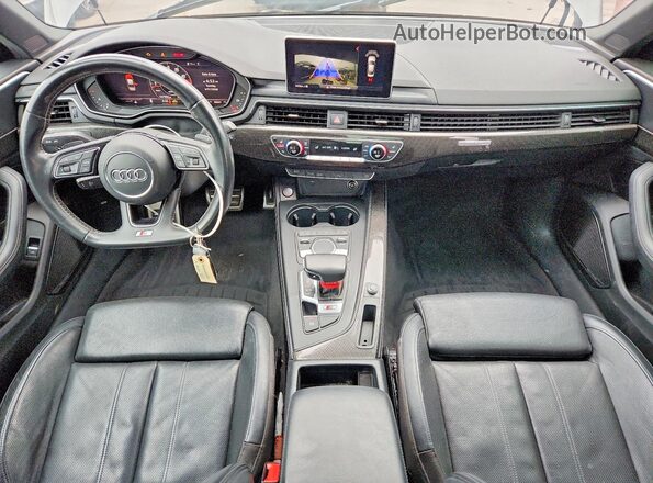 WAUB4AF46KA051901 2019 AUDI S4 Gray Առջևի վահանակի տեսք