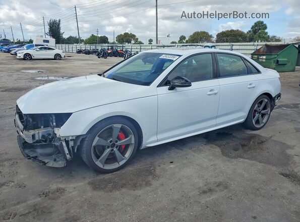 WAUB4AF46KA078595 2019 AUDI S4 White Przód lewy