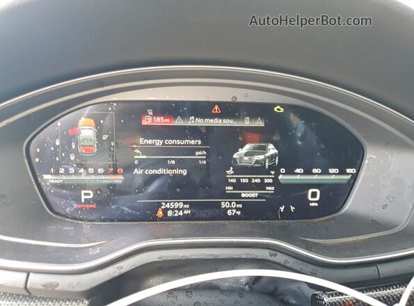 WAUB4AF46PA012250 2023 AUDI S4 Серый Вид щитка приборов