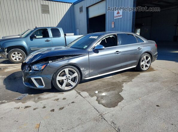 WAUB4AF47MA042031 2021 AUDI S4 Серый Передняя левая четверть
