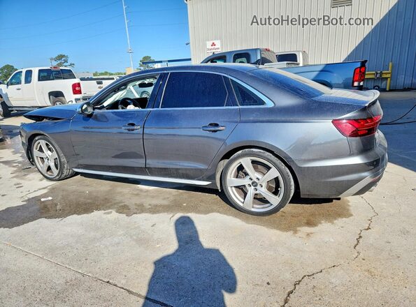 WAUB4AF47MA042031 2021 AUDI S4 Серый Задняя левая четверть