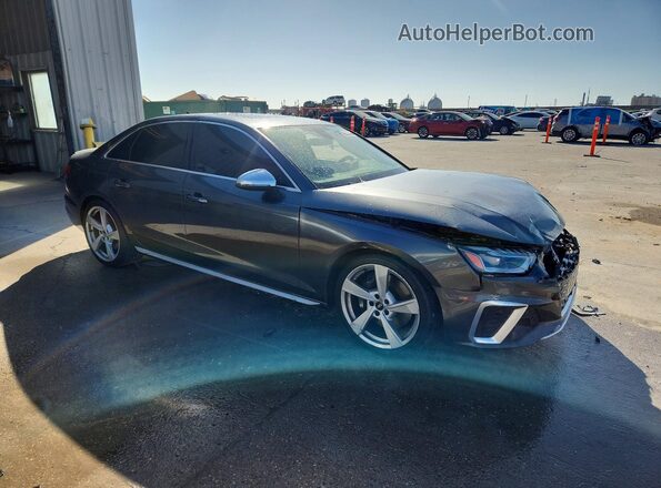 WAUB4AF47MA042031 2021 AUDI S4 Серый Передняя правая четверть