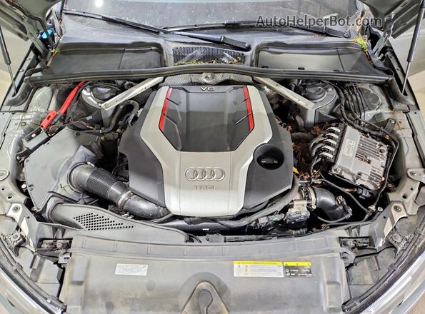 WAUB4AF49KA003731 2019 AUDI S4 Gray Widok wnętrza z tyłu
