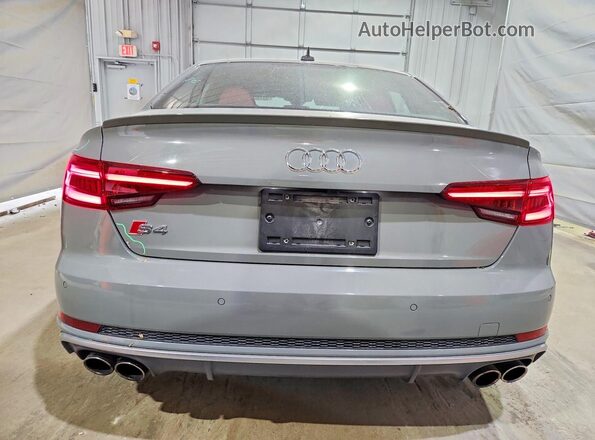WAUB4AF49KA003731 2019 AUDI S4 Gray Widok z tyłu