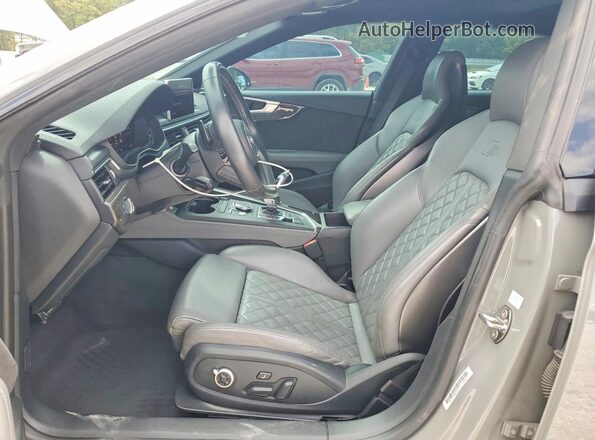 WAUB4CF59KA081155 2019 AUDI S5 Gray Вид салону спереду