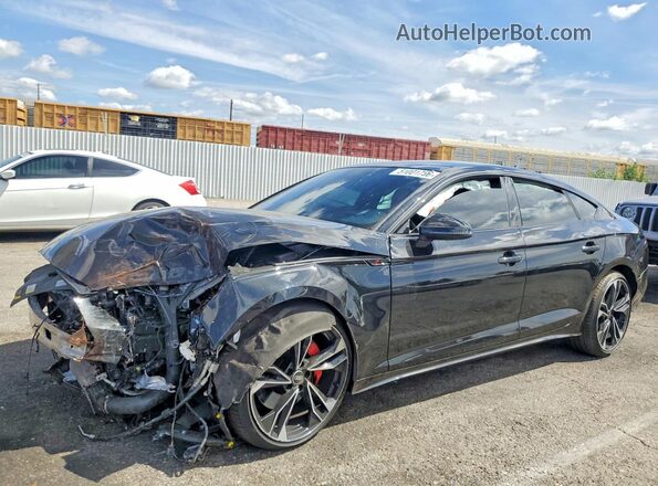 WAUB4CF59NA011255 2022 AUDI S5 Черный Передняя левая четверть
