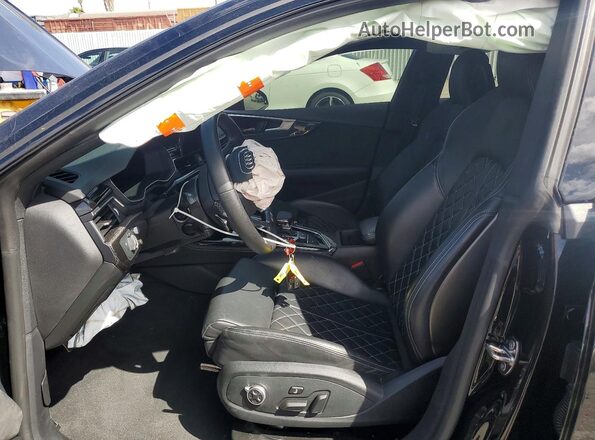 WAUB4CF59NA011255 2022 AUDI S5 Черный Вид салона спереди