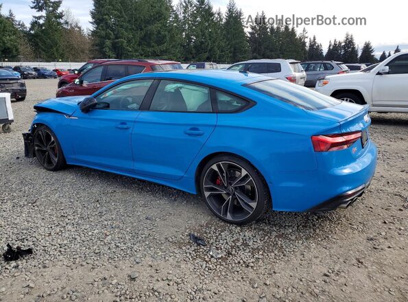 WAUB4DF50MA004621 2021 AUDI S5 Синий Задняя левая четверть