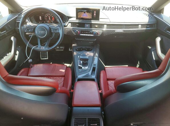 WAUB4DF58JA084486 2018 AUDI S5 Gray Dashboard view