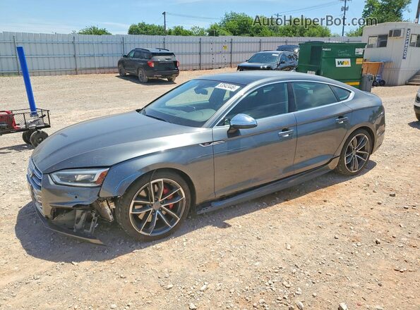 WAUB4DF58JA084486 2018 AUDI S5 Gray Front left