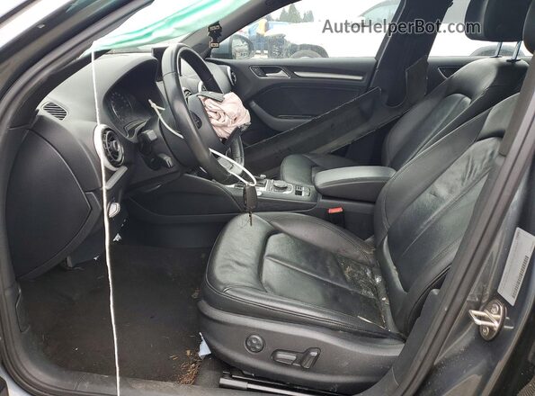 WAUB8GFF2G1022198 2016 AUDI A3 Серый Вид салона спереди
