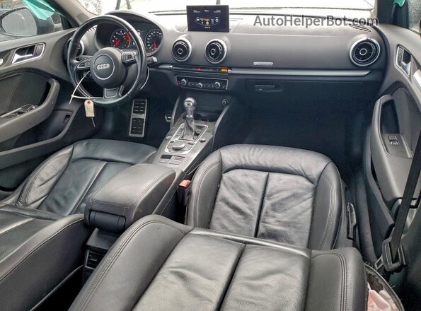 WAUB8GFF3G1055422 2016 AUDI A3 Gray Առջևի վահանակի տեսք