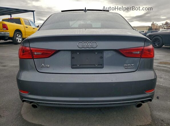 WAUB8GFF3G1055422 2016 AUDI A3 Gray Հետևի տեսք
