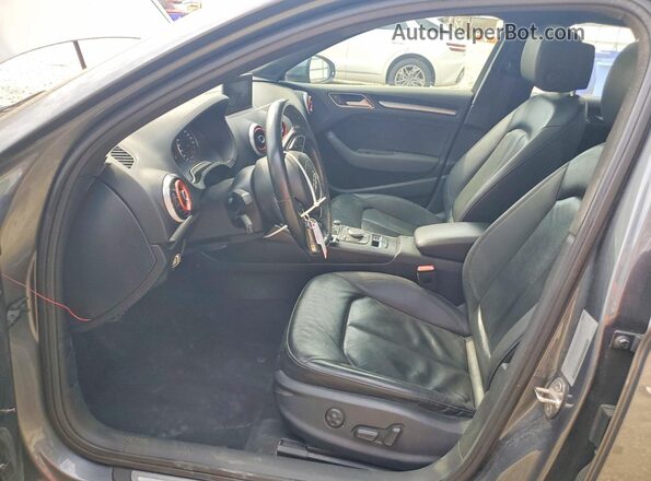 WAUB8GFF3G1111116 2016 AUDI A3 Gray Вид салону спереду