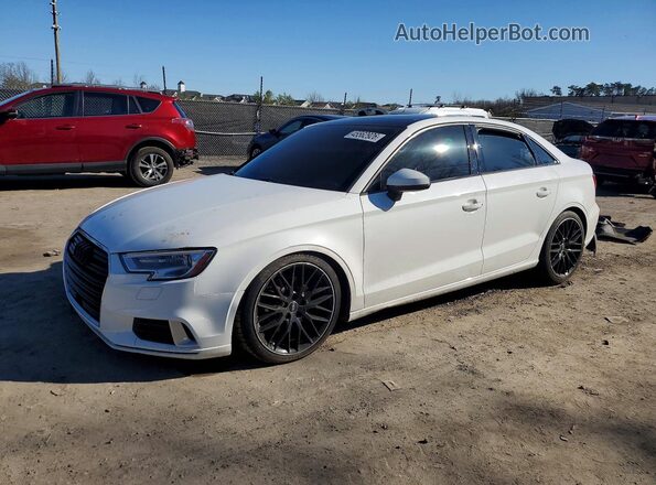 WAUB8GFF4J1041231 2018 AUDI A3 Белый Передняя левая четверть