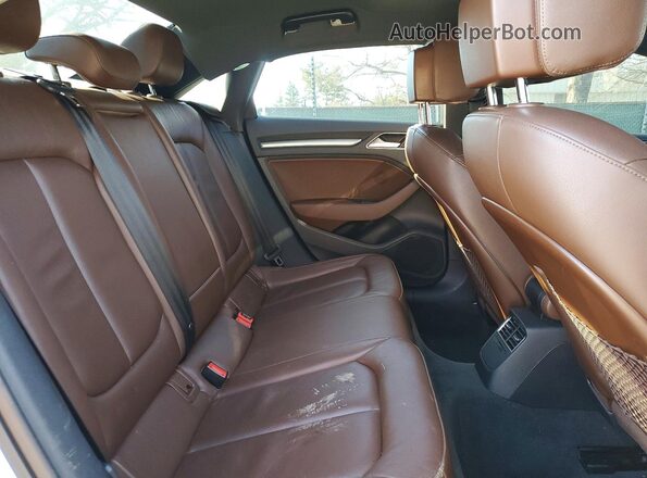 WAUB8GFF4J1041231 2018 AUDI A3 Белый Вид задних сидений
