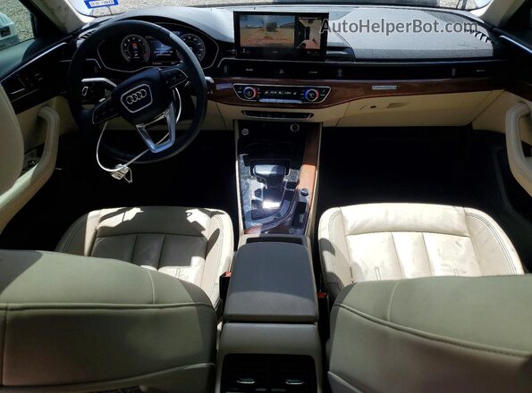 WAUBBAF42MA035817 2021 AUDI A4 White Widok deski rozdzielczej