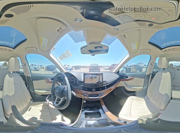 WAUBBAF42MA035817 2021 AUDI A4 White Widok naklejki z numerem VIN