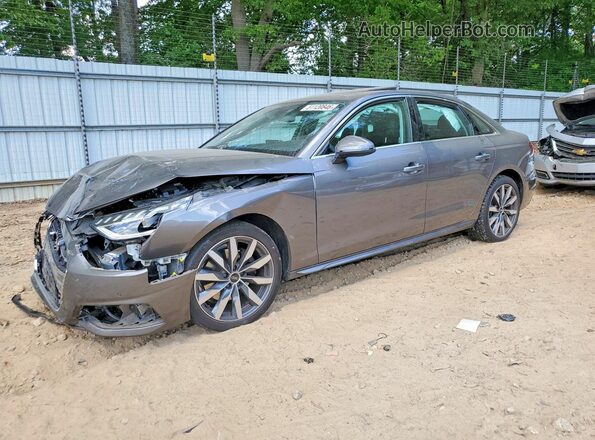 WAUBBAF48NN011225 2022 AUDI A4 Gray Передня ліва чверть