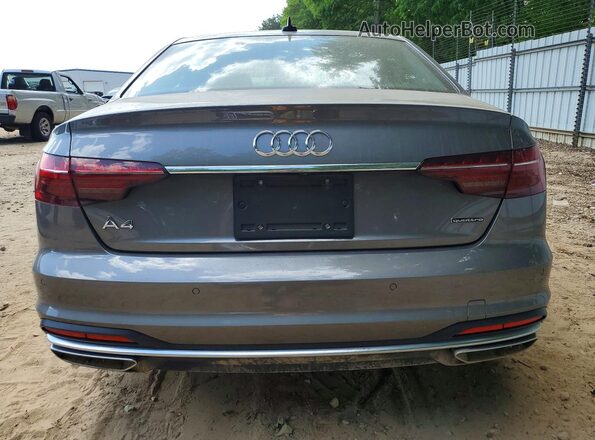 WAUBBAF48NN011225 2022 AUDI A4 Gray Вид ззаду