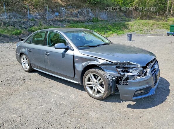 WAUBFAFL2GN011963 2016 AUDI A4 Серый Передняя правая четверть
