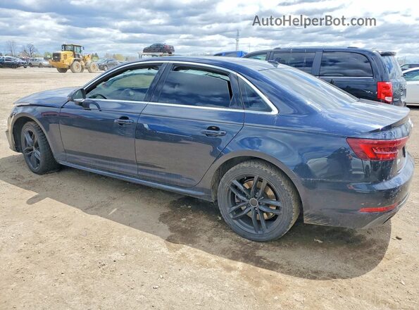 WAUBNAF41JN018745 2018 AUDI A4 Blue Tył lewy