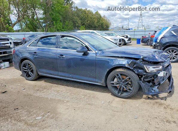 WAUBNAF41JN018745 2018 AUDI A4 Blue Przód prawy