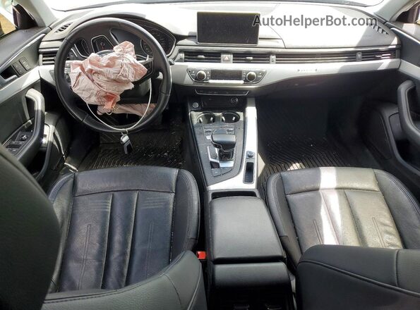 WAUBNAF41JN018745 2018 AUDI A4 Blue Widok deski rozdzielczej