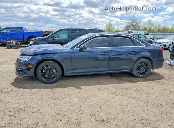WAUBNAF41JN018745 2018 AUDI A4 Blue Przód lewy
